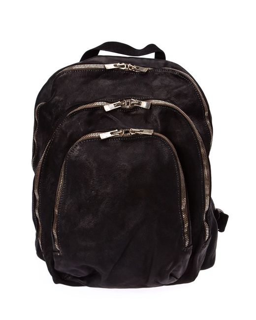 Guidi multi zipped pockets backpack