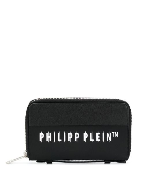 Philipp Plein logo print pouch