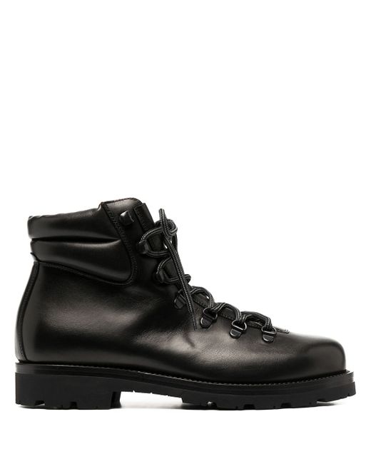 Scarosso padded-ankle lace-up boots