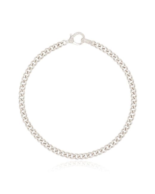 Shay 18kt white gold chain-link bracelet
