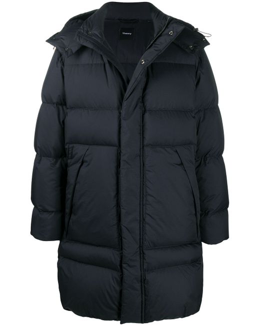 Theory hooded puffer coat