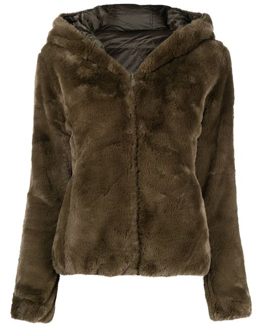 Save The Duck D3354W FURYY reversible faux-fur padded coat