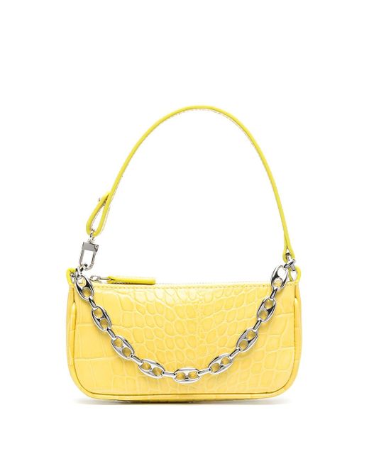 by FAR embossed chain bag