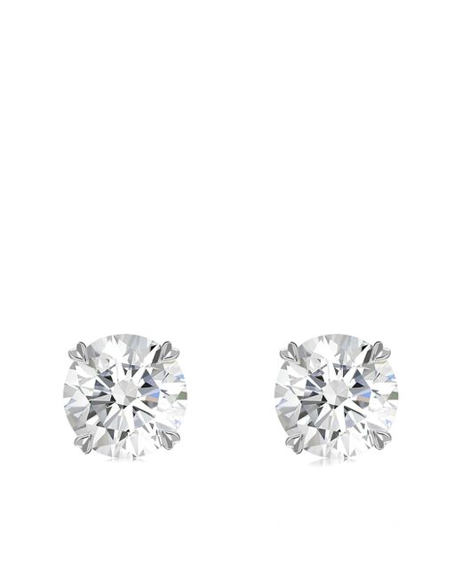 Pragnell 18kt white gold diamond Windsor stud earrings