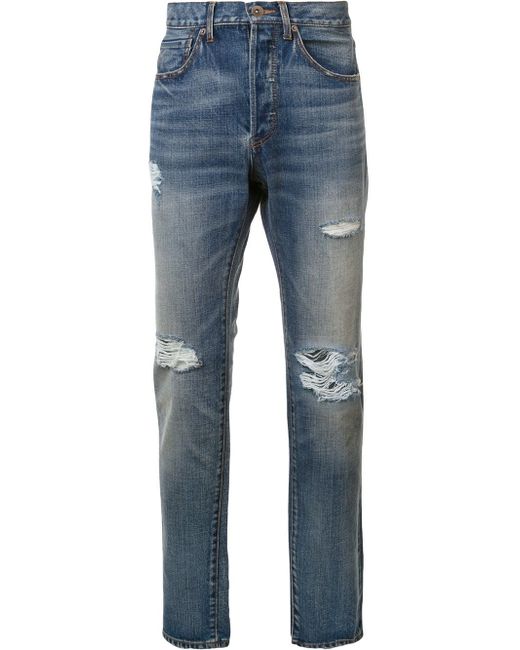321 distressed mid-rise jeans