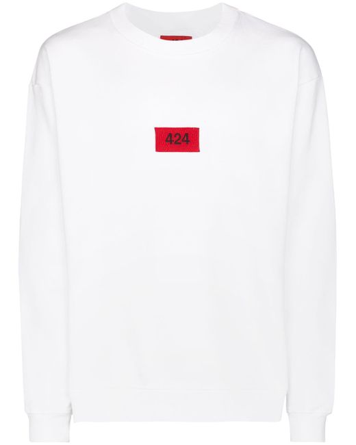 424 logo patch sweatshirt