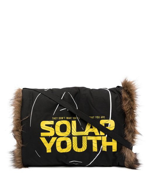 Raf Simons Solar Youth print shoulder bag