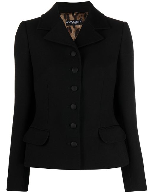 Dolce & Gabbana fitted peplum-hem jacket