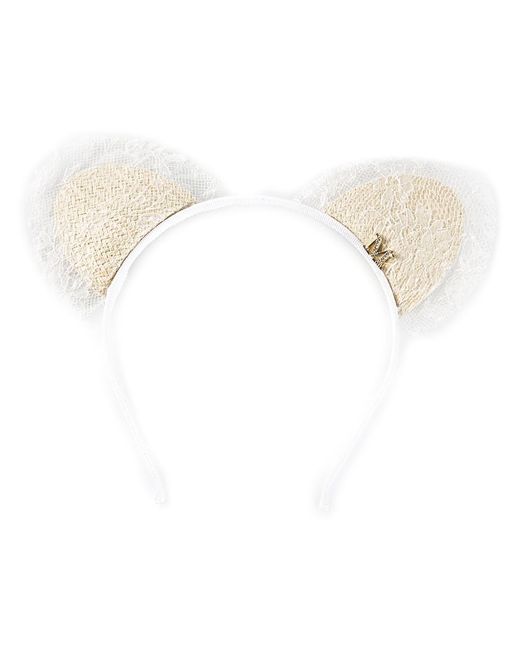 Maison Michel Heidi Lace Cat Ears headband
