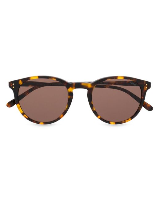 Polo Ralph Lauren round tortoiseshell sunglasses