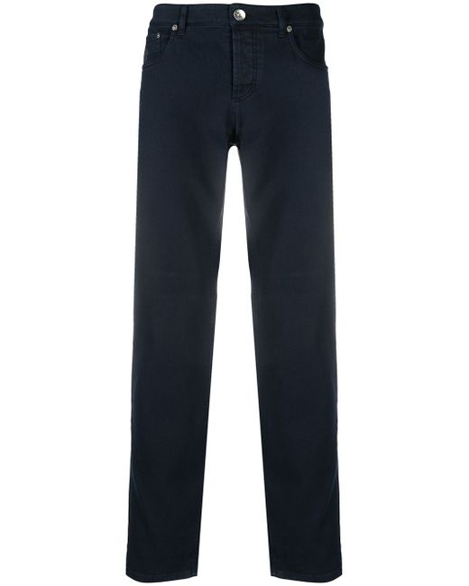 Brunello Cucinelli stretch-cotton straight-leg jeans