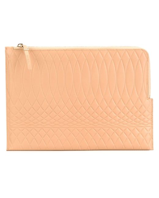 Paul Smith embossed clutch