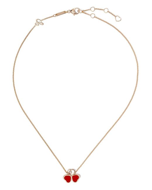 Chopard 18kt rose gold Happy Heart necklace