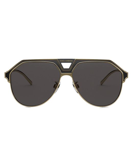 Dolce & Gabbana Miami aviator-frame sunglasses