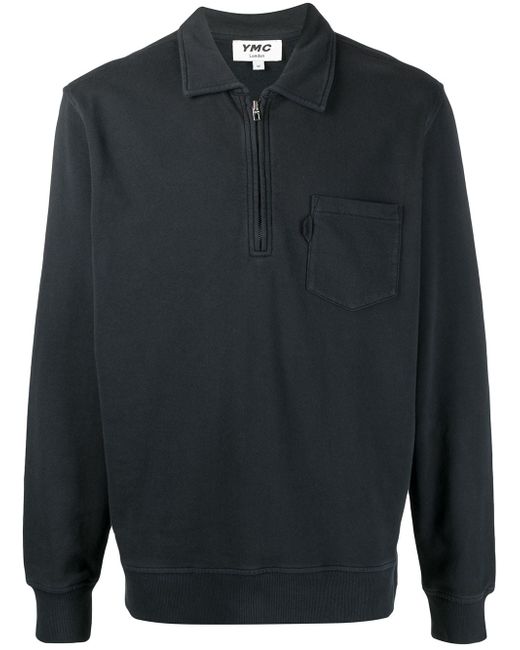 Ymc Sugden half-zip sweatshirt