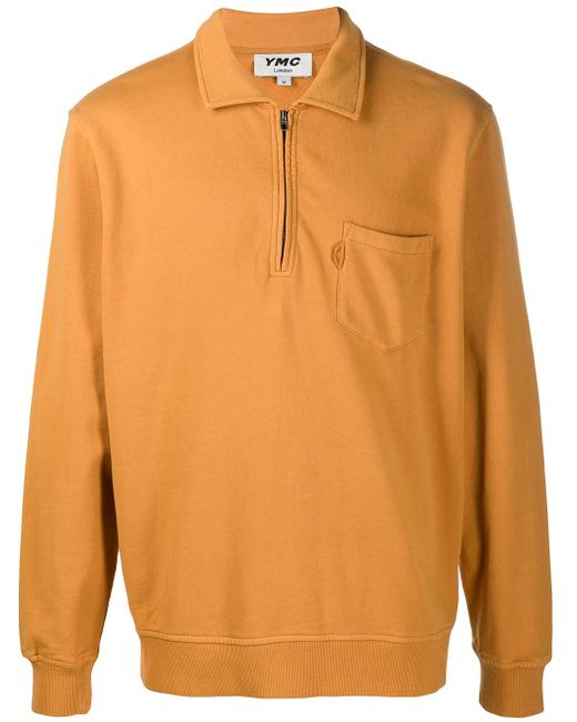 Ymc Sugden half-zip sweatshirt