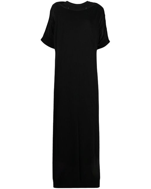 Y's knitted layered maxi dress