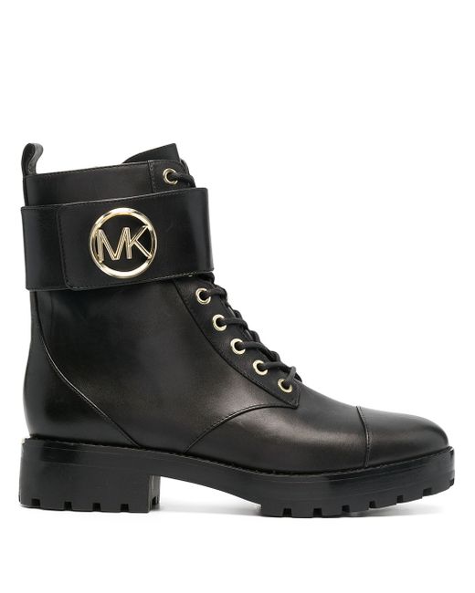 Michael Michael Kors Tatum leather combat boots
