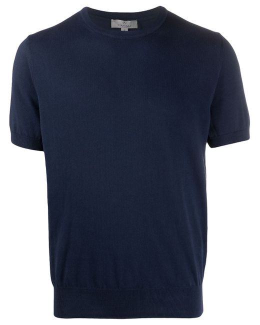 Canali knitted short-sleeve T-shirt