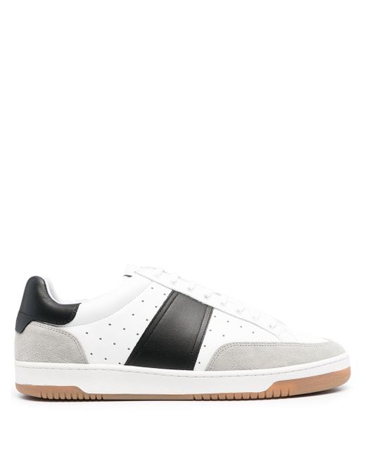 Sandro colour-block lace-up trainers