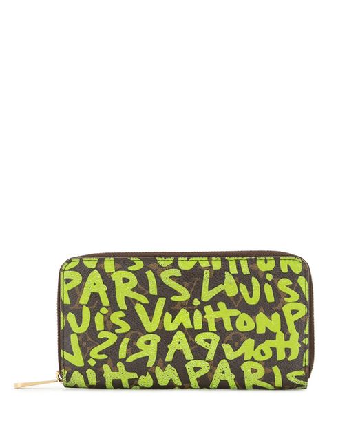 Louis Vuitton Vintage pre-owned Limited Edition Stephen Sprouse monogram graffiti Zippy wallet