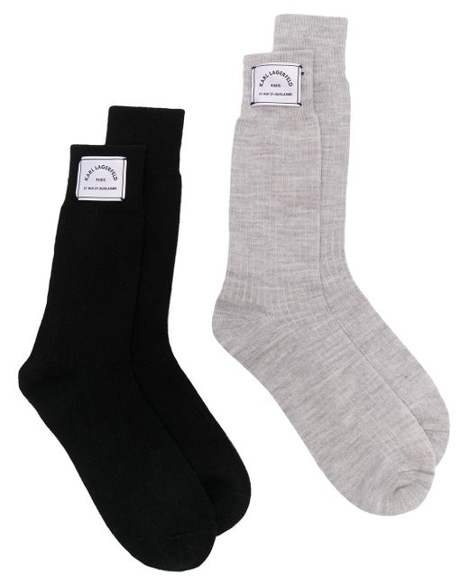 Karl Lagerfeld K/Lounge cashmere socks