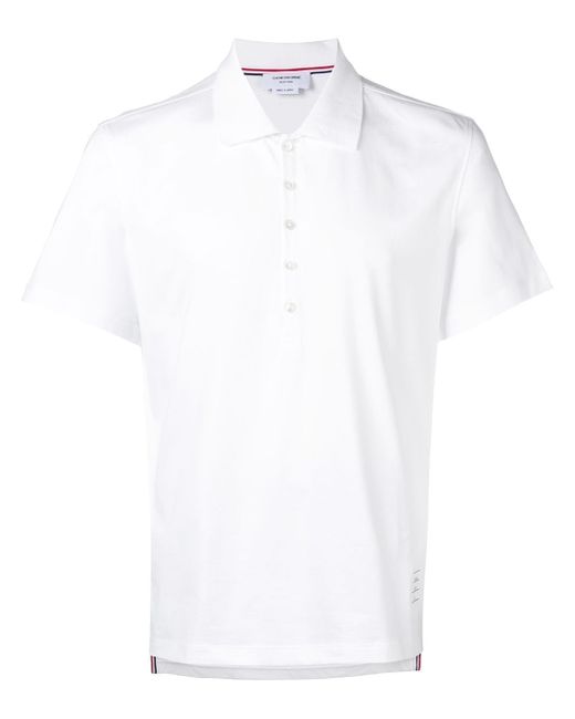 Thom Browne classic button polo shirt