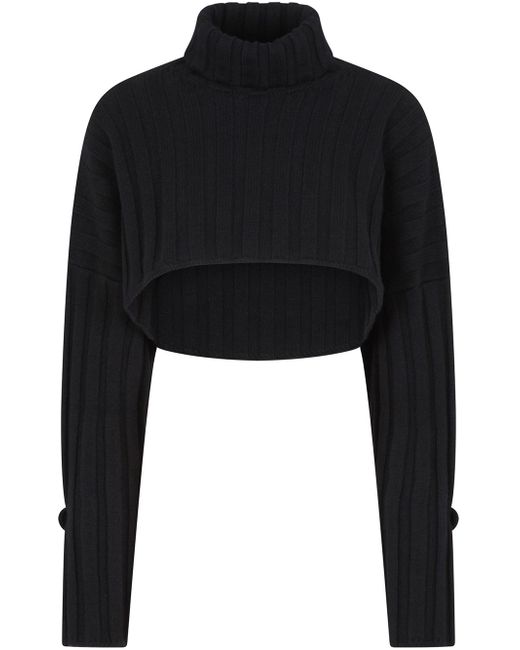 Dolce & Gabbana ribbed-knit cashmere roll-neck jumper