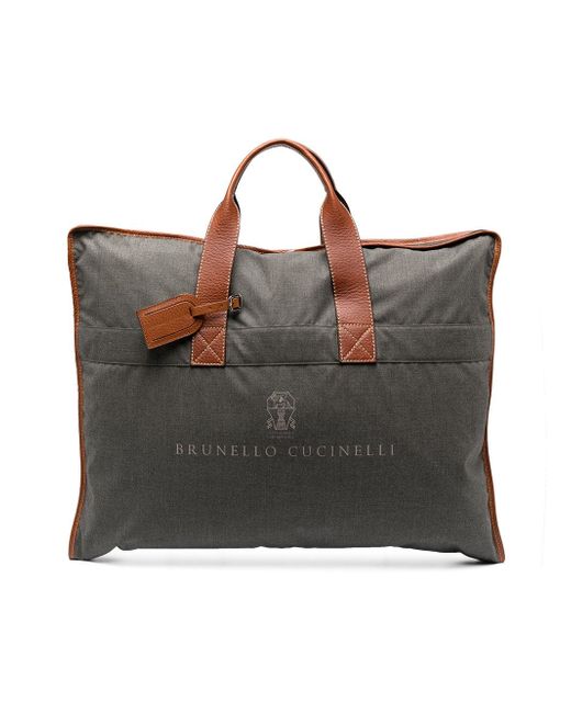 Brunello Cucinelli bi-fold suit carry bag