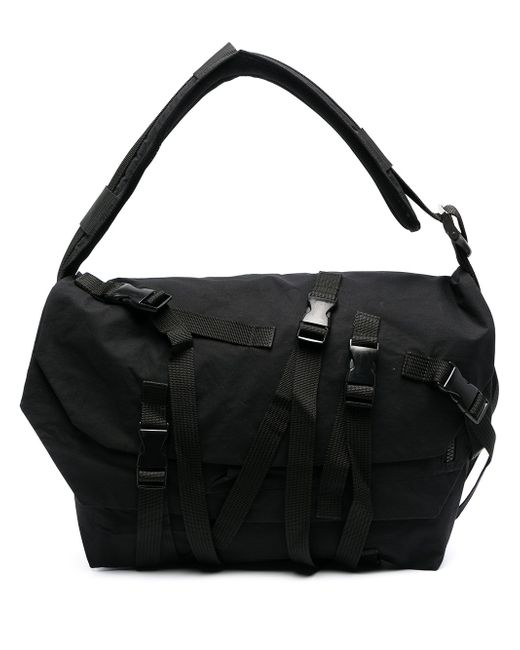 The Viridi-Anne buckled strap messenger bag