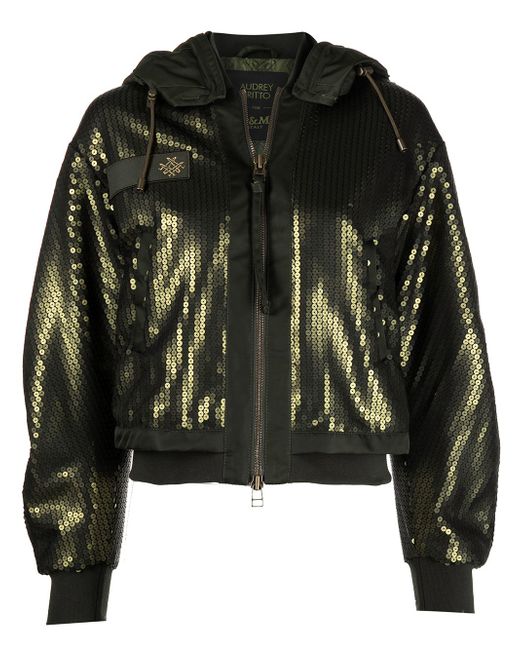 Mr & Mrs Italy x Audrey Tritto sequin bomber jacket