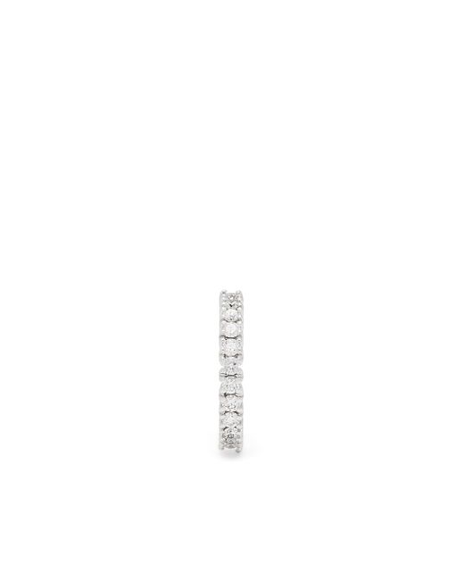 Delfina Delettrez 18kt white gold diamond 1987 tennis stud earring