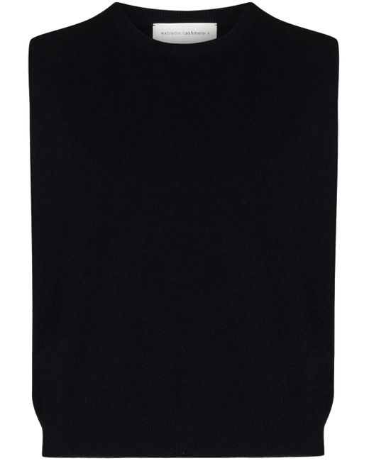 Extreme Cashmere sleeveless knitted vest top