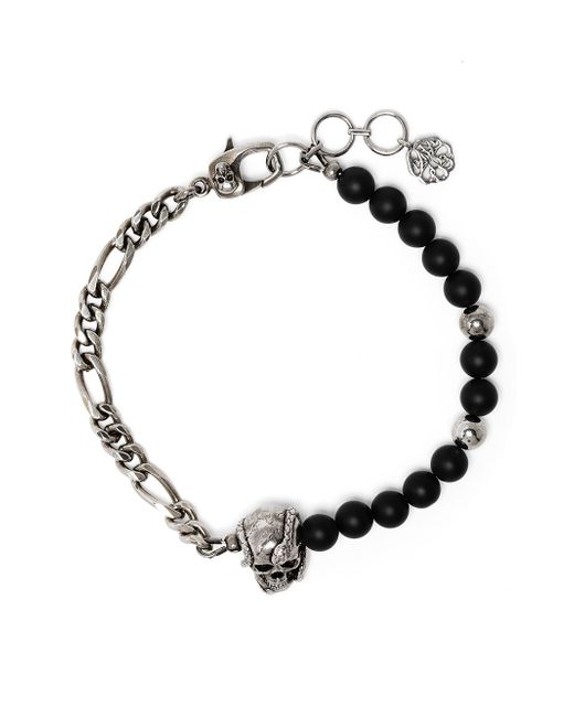 Alexander McQueen skull bead-chain bracelet