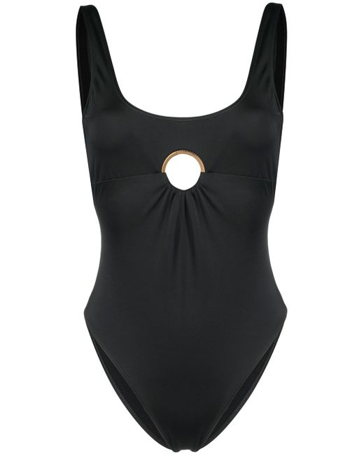 Versace ruched-detail one-piece
