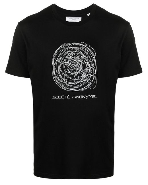 Société Anonyme illustrative-print T-shirt