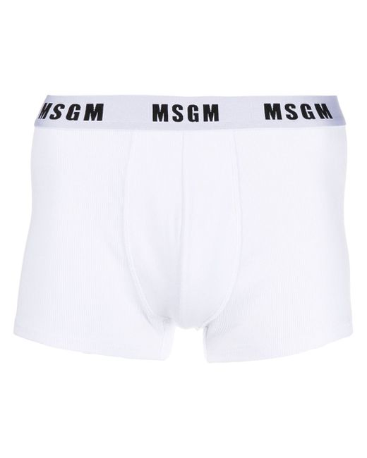 Msgm logo jacquard waistband boxers
