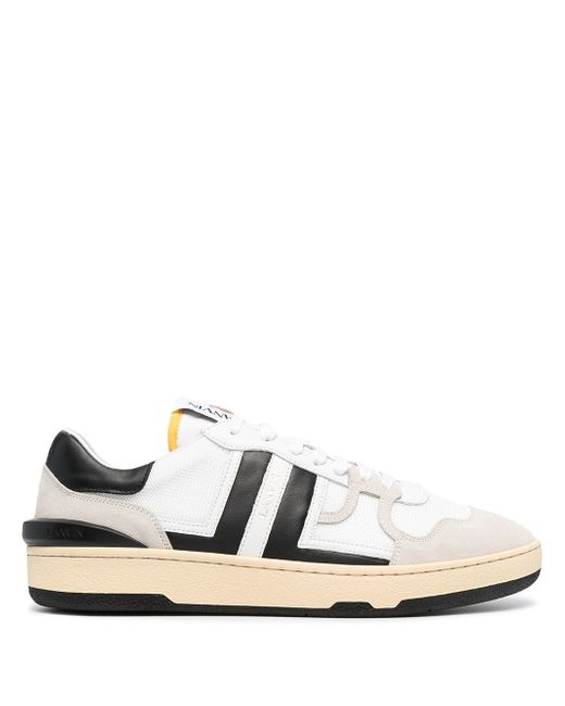 Lanvin panelled low-top sneakers