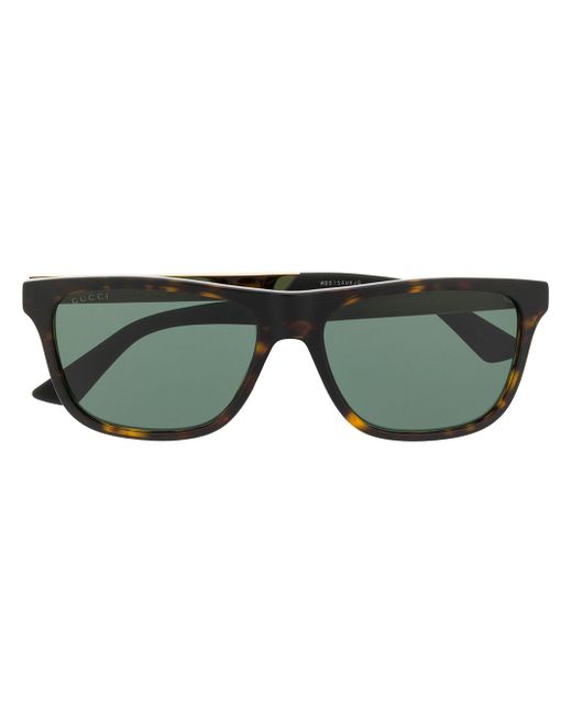 Gucci rectangular frame sunglasses