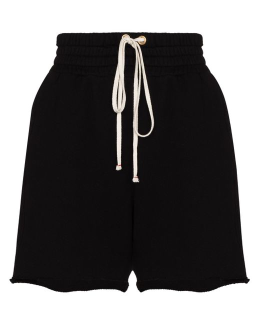 Les Tien drawstring cotton shorts