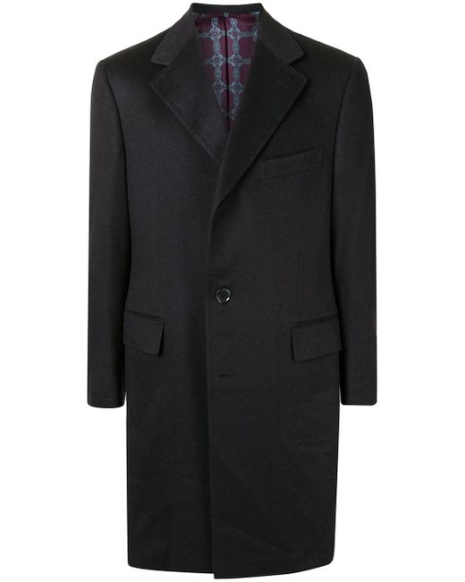 Stefano Ricci cashmere and merino wool-blend coat