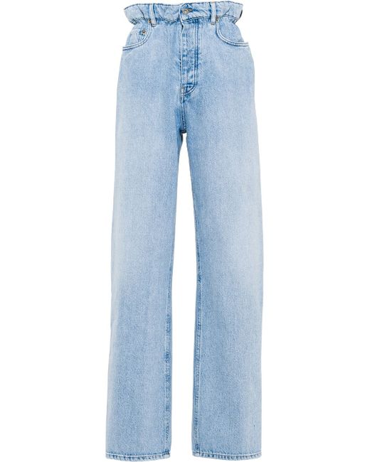 Miu Miu high-waisted straight-leg jeans