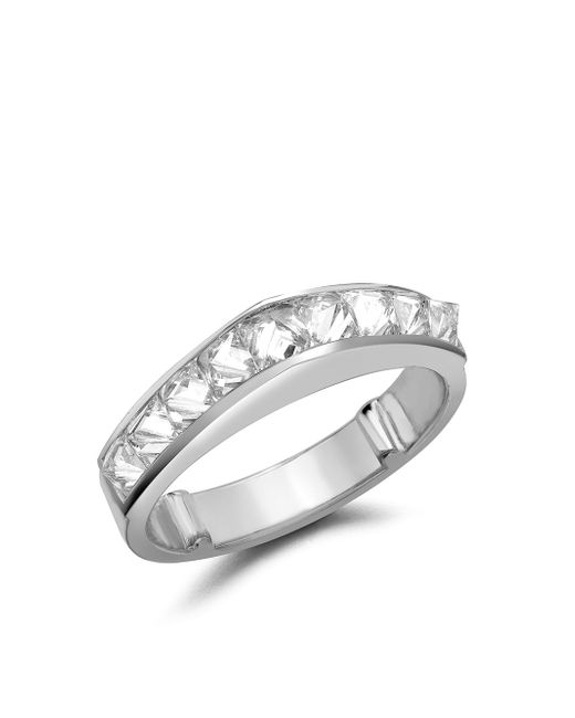 Pragnell 18kt white gold RockChic peaked diamond ring
