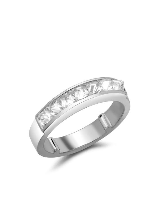 Pragnell 18kt white gold RockChic domed diamond ring