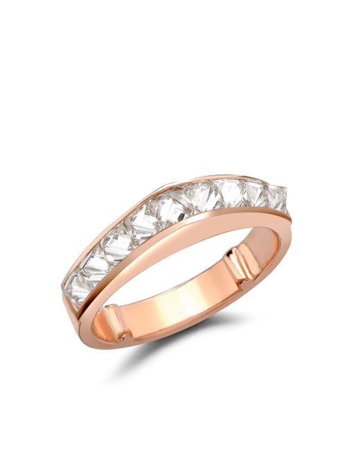 Pragnell 18kt rose gold RockChic diamond peaked ring