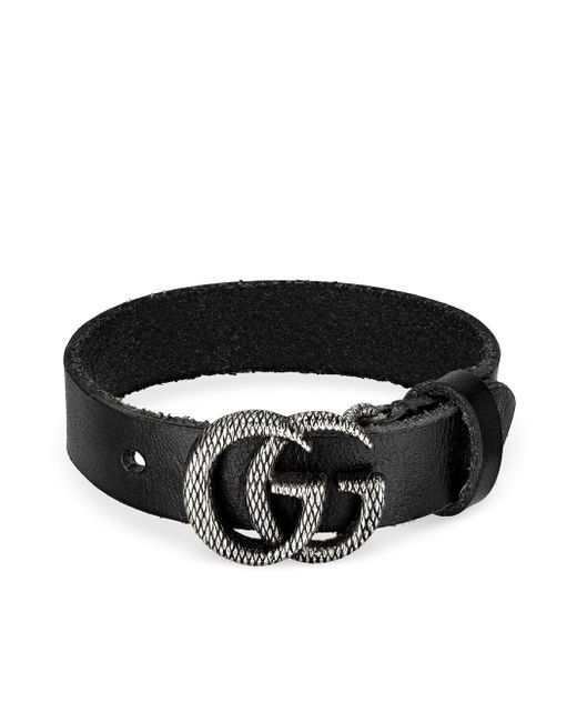 Gucci engraved Double G bracelet
