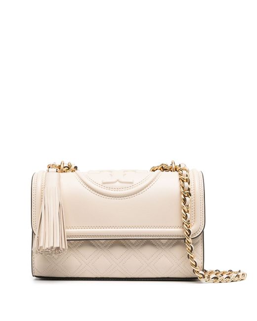 Tory Burch embossed and quilted cross-body bag