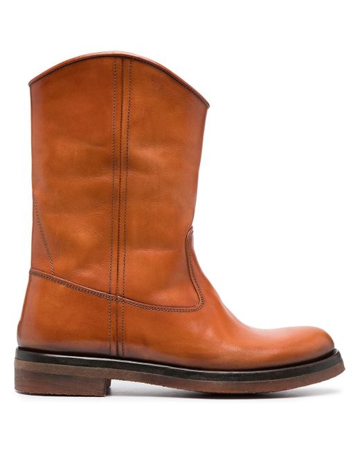 Alberto Fasciani mid-calf leather boots