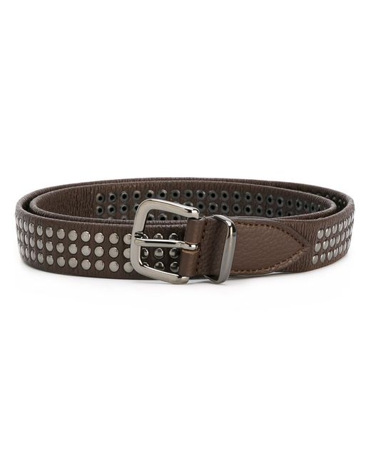 Eleventy studded belt Leather/Metal Other