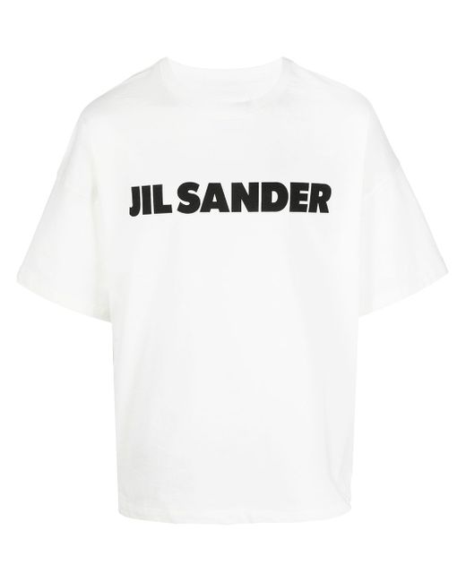 Jil Sander logo print short sleeve T-shirt